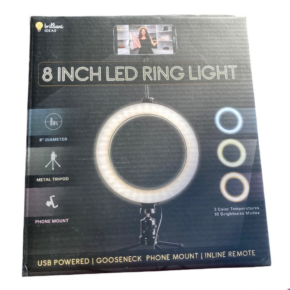 LED ring light NEW 8 inch
